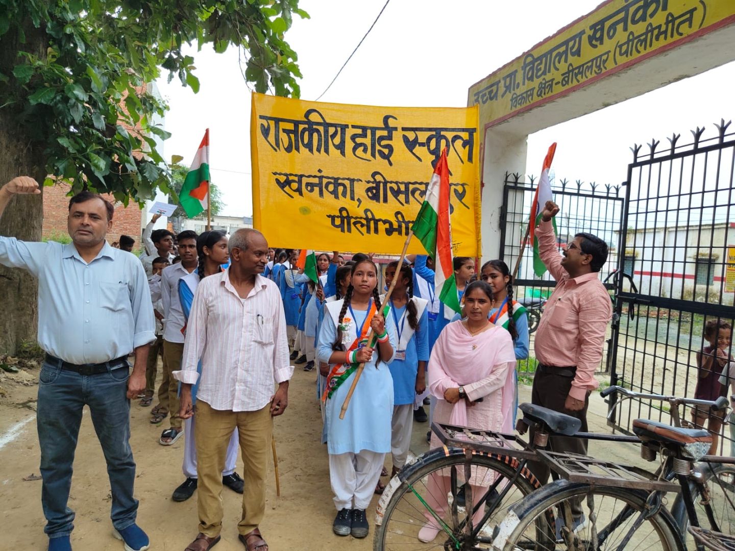धूमधाम से मनाया गया स्वतंत्रता दिवस।